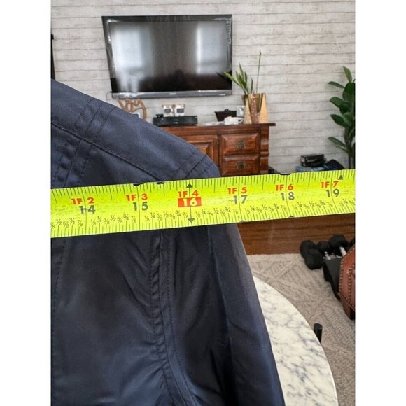 Nike Navy Blue Tech Lab Zip Up Windbreaker Jacket Women's Size Medium - Picture 4 of 5